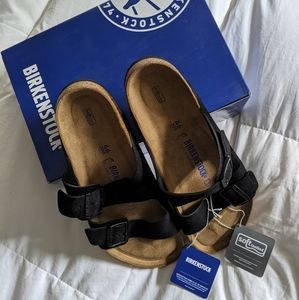 BNIB $135 BIRKENSTOCK ARIZONA SUEDE SOFT FOOTBED